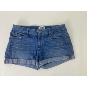 Paige Jimmy Jimmy Short Blue Denim - Size 27
